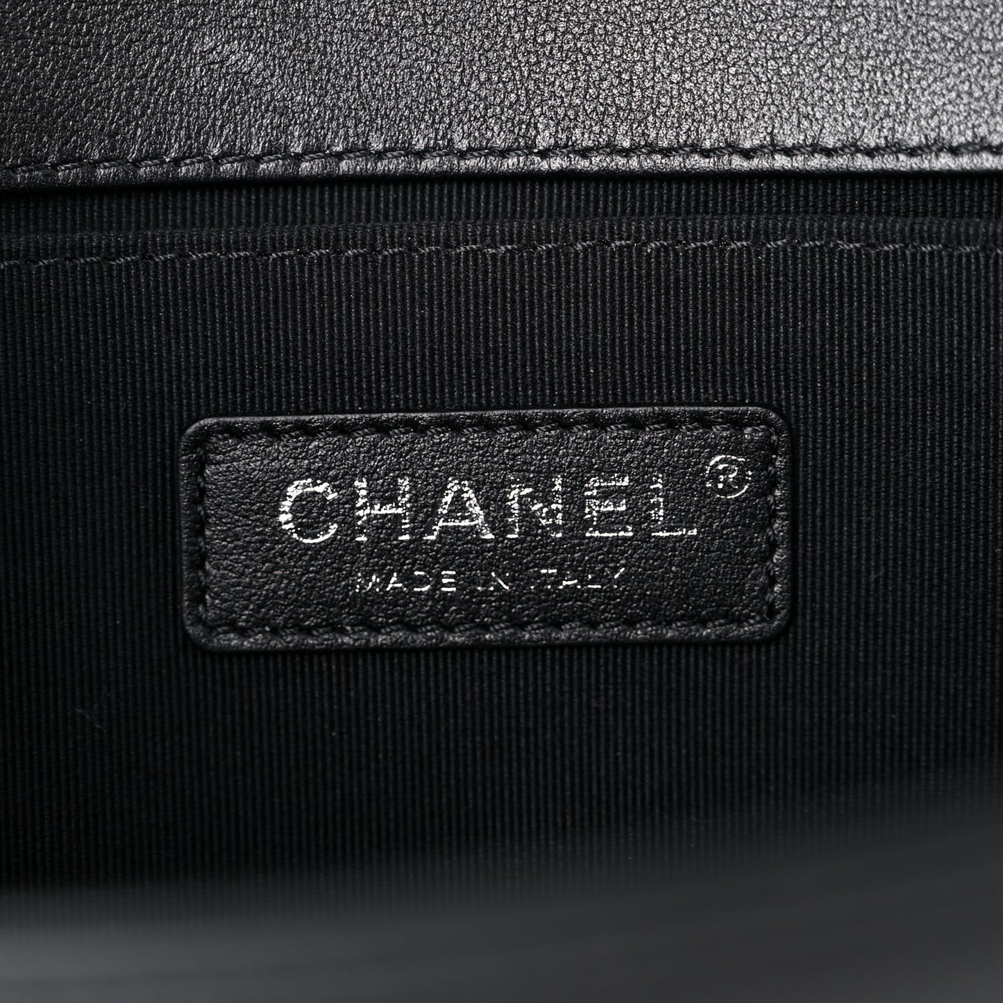 Calfskin Quilted Medium Boy Flap Black