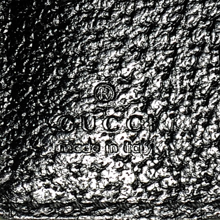 Gucci Leather Charmy French Wallet Black 7 of 7