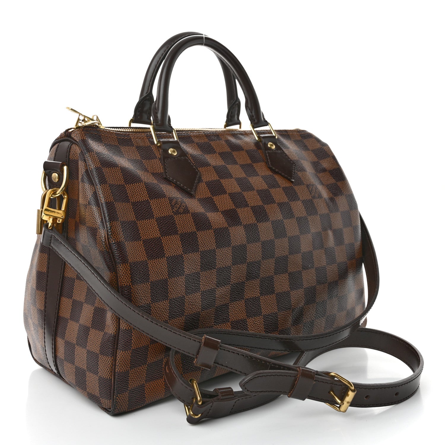 Louis Vuitton Damier Ebene Speedy Bandouliere 30 3 of 11