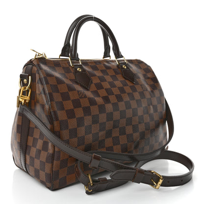 Louis Vuitton Damier Ebene Speedy Bandouliere 30 3 of 11