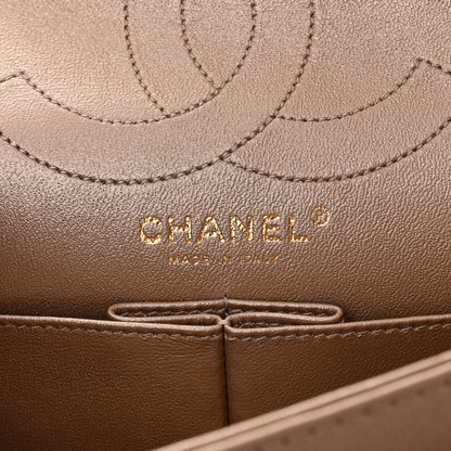 Chanel Metallic Calfskin Quilted 2.55 Reissue 226 Flap Dark Gold 6 of 10