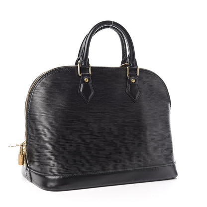 Louis Vuitton Epi Alma PM Black 3 of 11