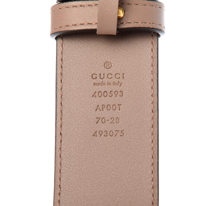 Gucci Calfskin Double G 40mm Belt 70 28 Porcelain Rose 5 of 5
