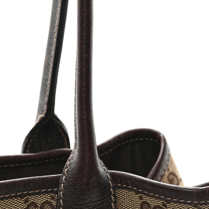 Gucci Monogram Medium Princy Tote Dark Brown 11 of 12