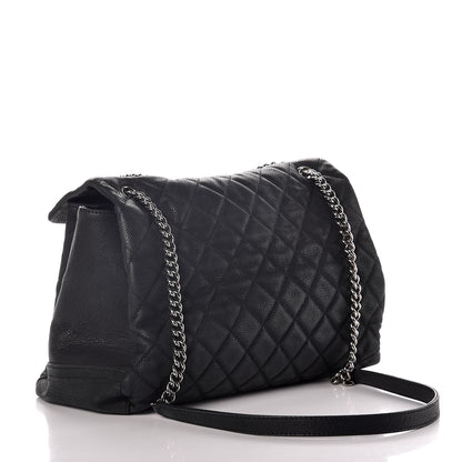 Chanel Iridescent Caviar Medium Lady Pearly Flap Black 3 of 13