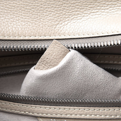 Celine Drummed Calfskin Mini Luggage Dune 9 of 11