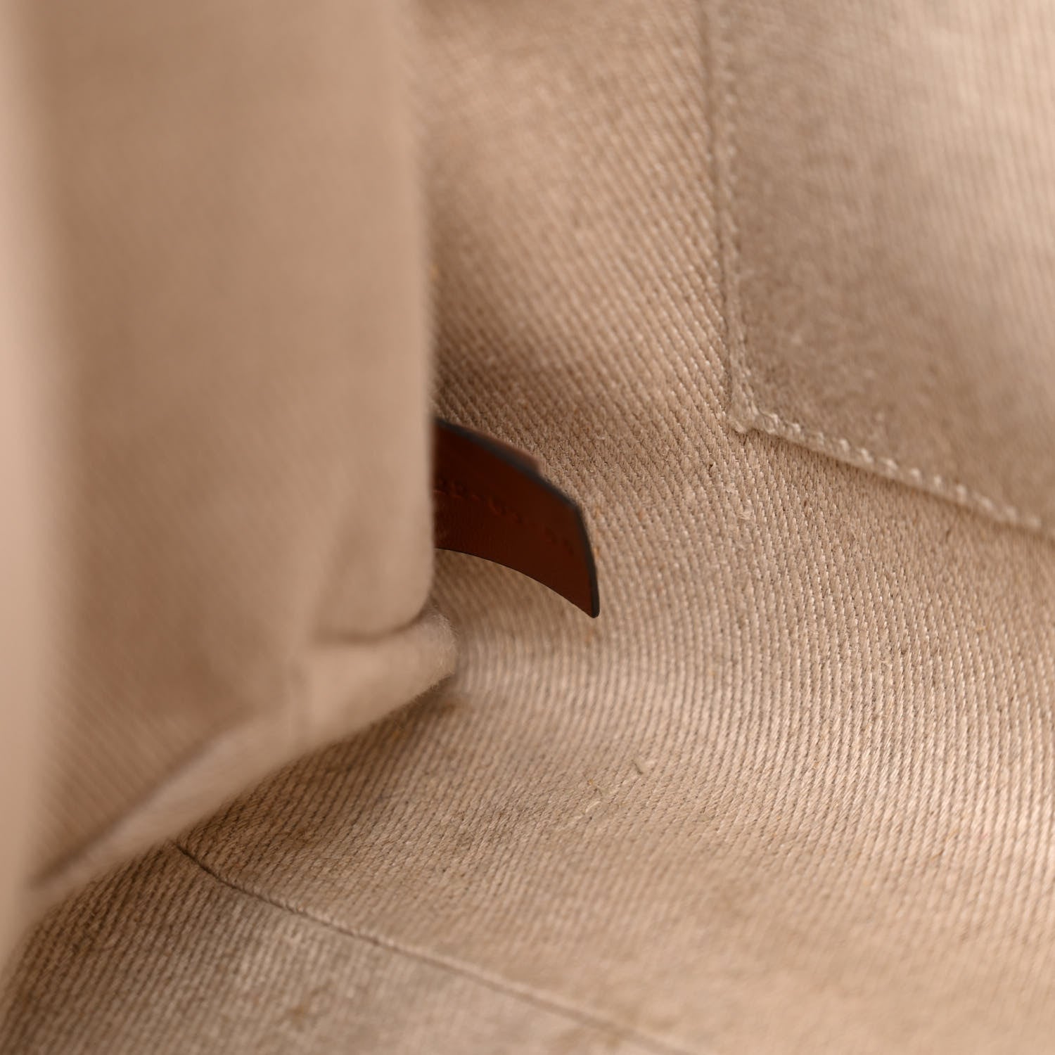 Chloe Linen Calfskin Medium Woody Ribbon Tote White Brown 12 of 17