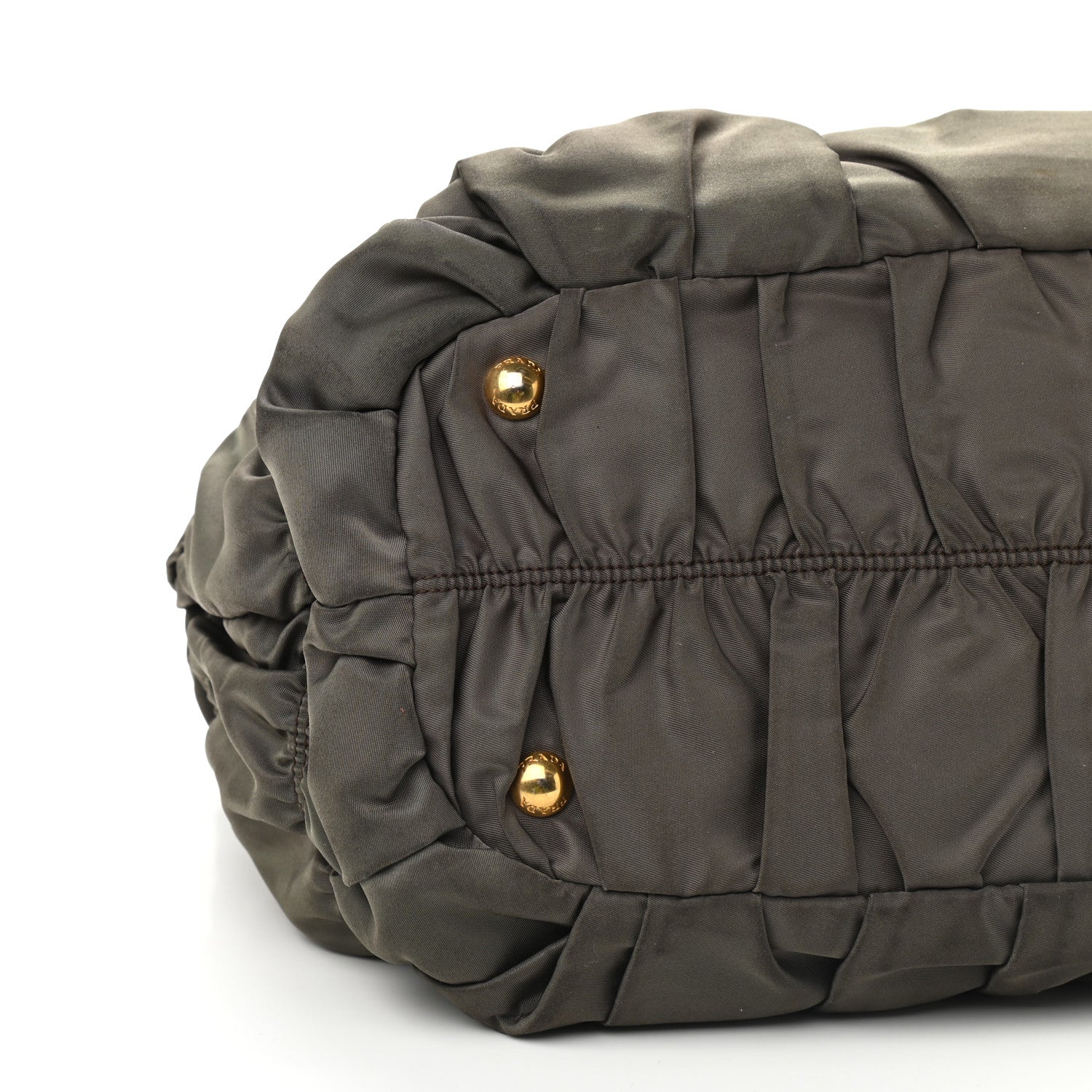 Prada Tessuto Nylon Gaufre Tote Fumo 8 of 16