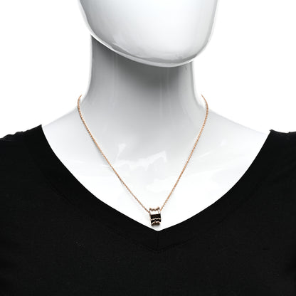 Bulgari 18K Rose Gold B.Zero1 Pendant Necklace 2 of 5