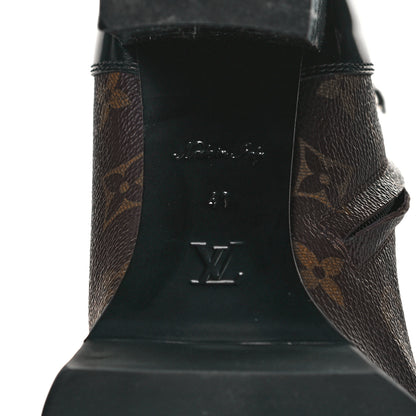 Louis Vuitton Patent Calfskin Monogram Star Trail Ankle Boots 41 Black 9 of 9