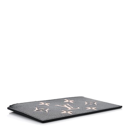 Louis Vuitton Empreinte Monogram Giant Crafty Pochette Felicie Zippered Insert Black 4 of 6
