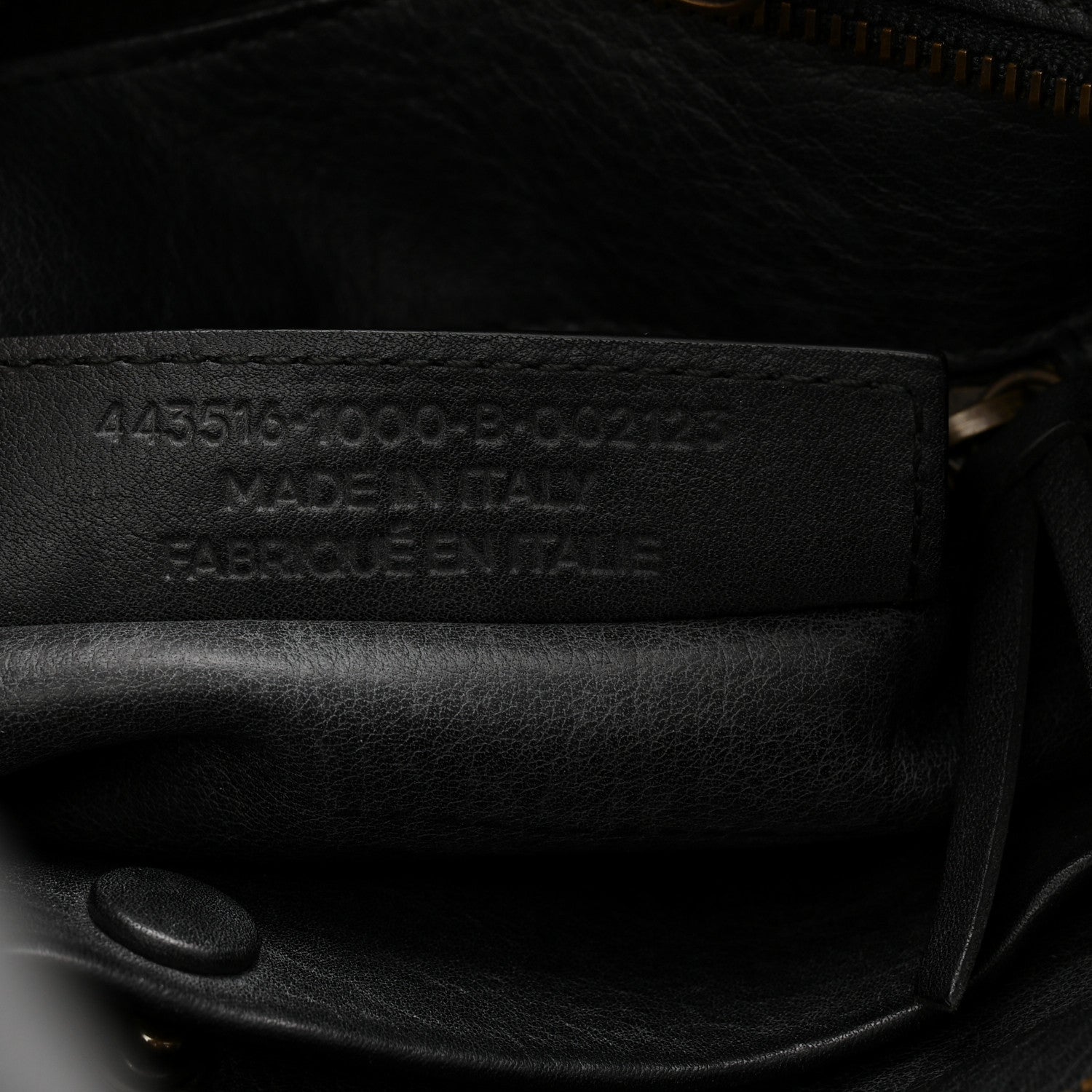 Balenciaga Veau Soyeux Perforated Blackout Hardware S City Black 7 of 10
