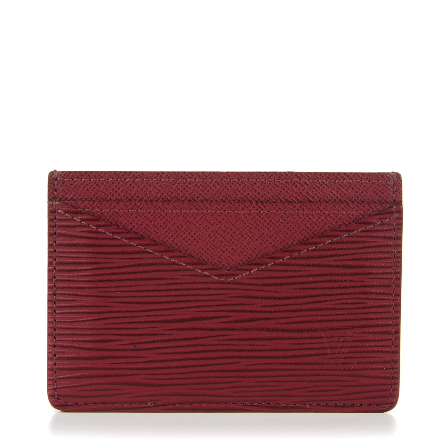 Louis Vuitton Epi Neo Porte-Cartes Card Holder Bordeaux 1 of 7