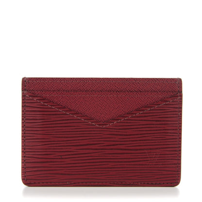 Louis Vuitton Epi Neo Porte-Cartes Card Holder Bordeaux 1 of 7