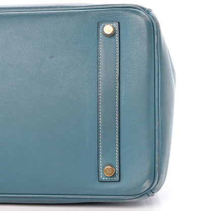 Hermes Swift Birkin 35 Blue Jean 55 of 55