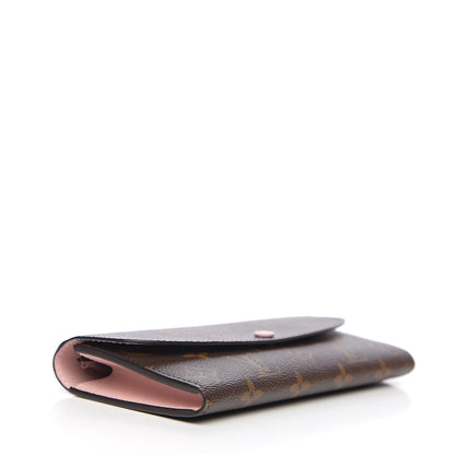 Louis Vuitton Monogram Emilie Wallet Rose Ballerine 3 of 6