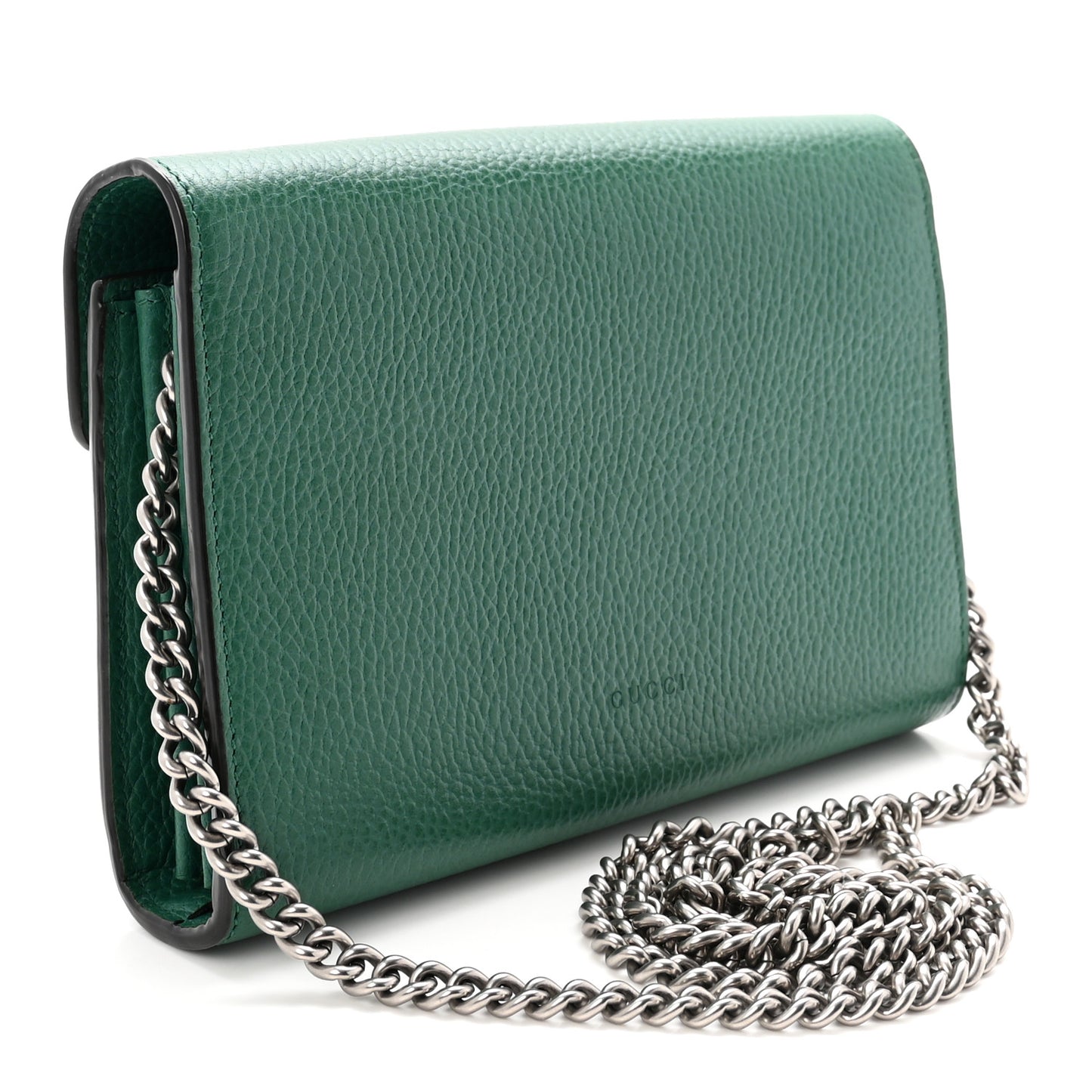 Calfskin Mini Dionysus Chain Wallet Emerald