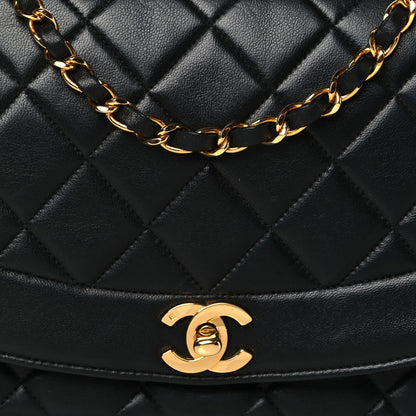 Chanel Lambskin Quilted Medium Single Flap Black 8 of 10