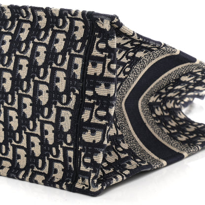 Christian Dior Oblique Medium Book Tote Blue Multicolor 10 of 12