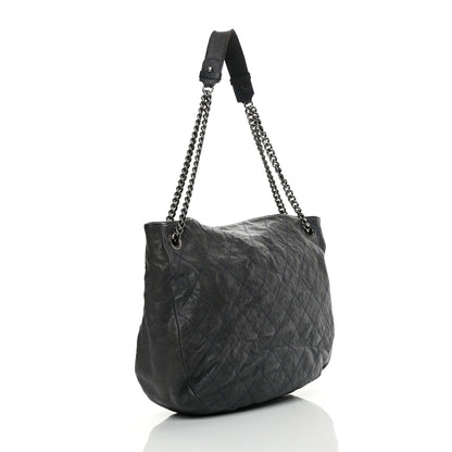 Chanel Caviar Quilted Simply CC Hobo Dark Blue 3 of 16
