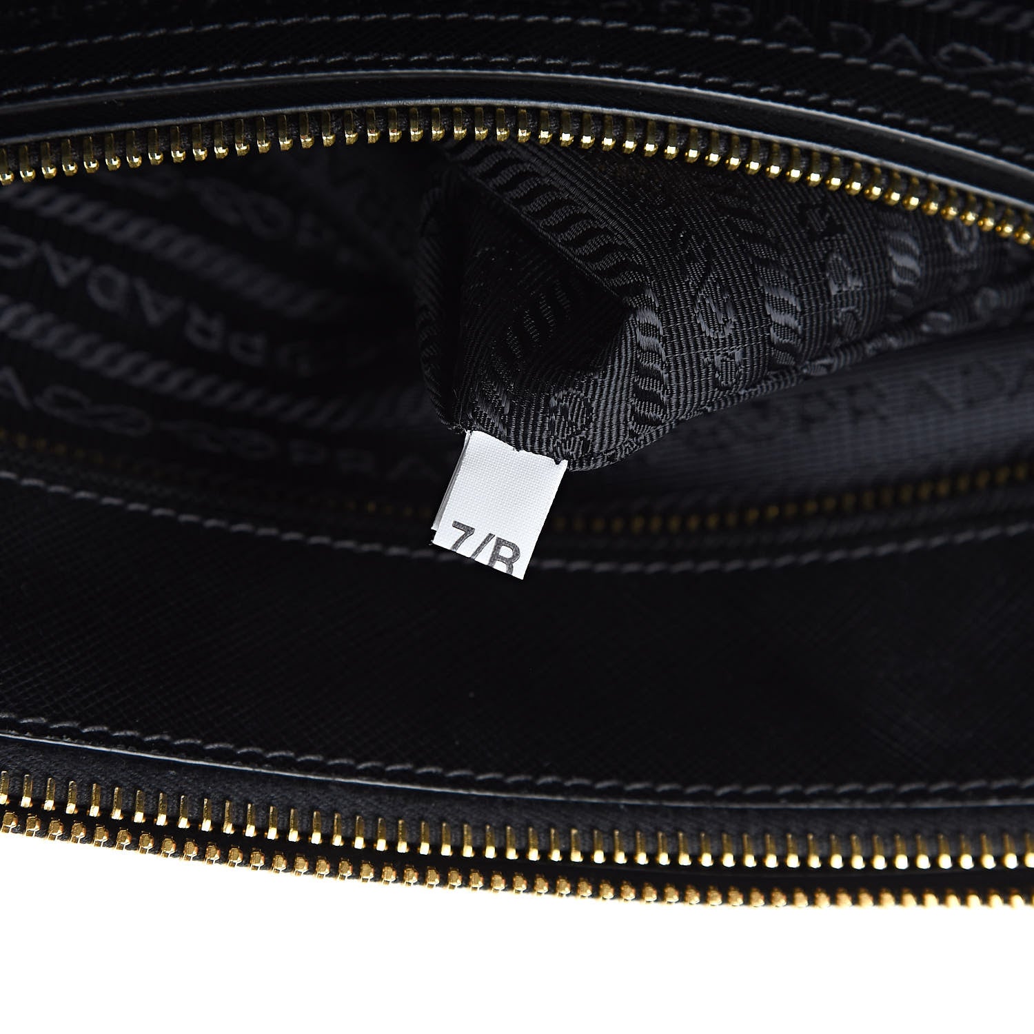Prada Saffiano Medium Galleria Double Zip Tote Black 9 of 9