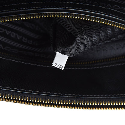 Prada Saffiano Medium Galleria Double Zip Tote Black 9 of 9