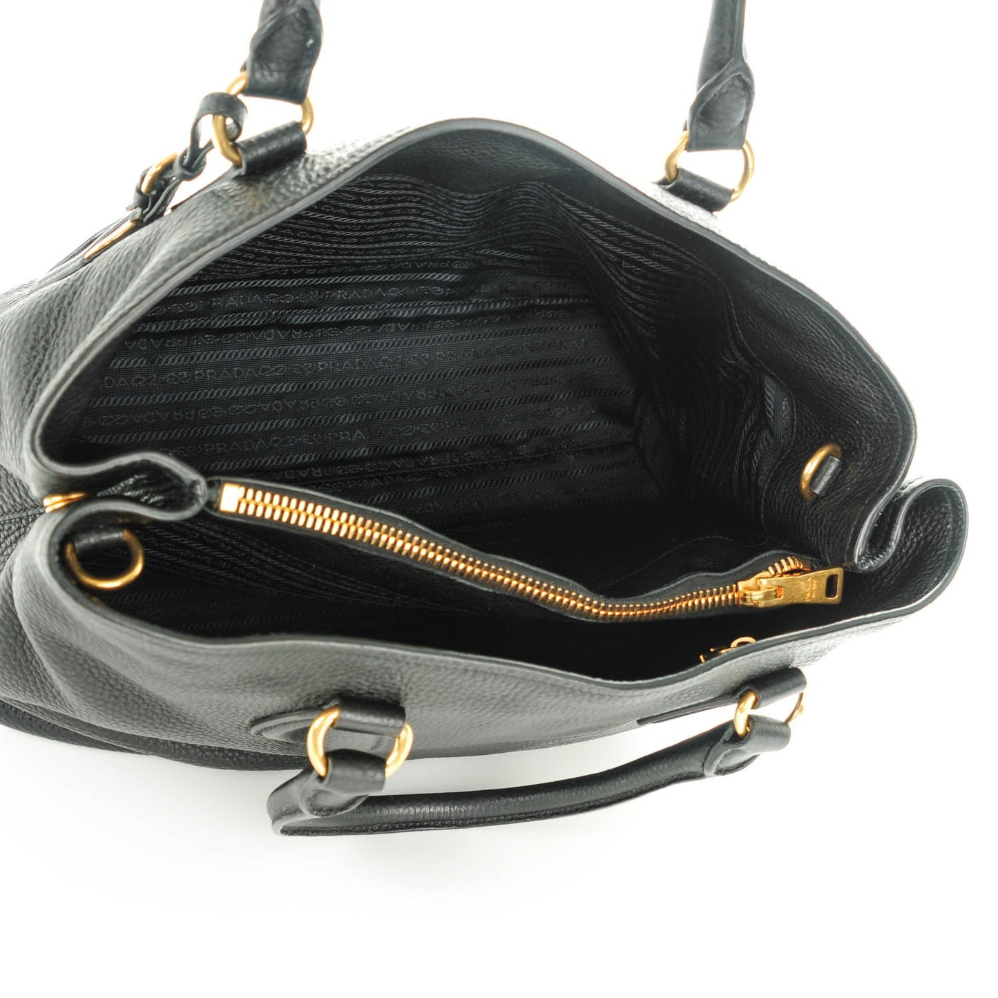 Vitello Daino Tote Nero Black