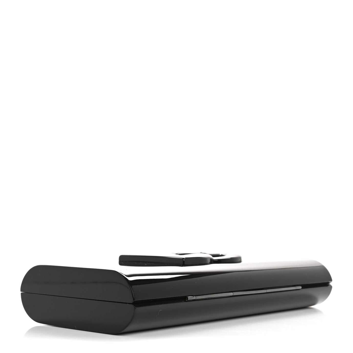 Acrylic Dolce Box Clutch Black