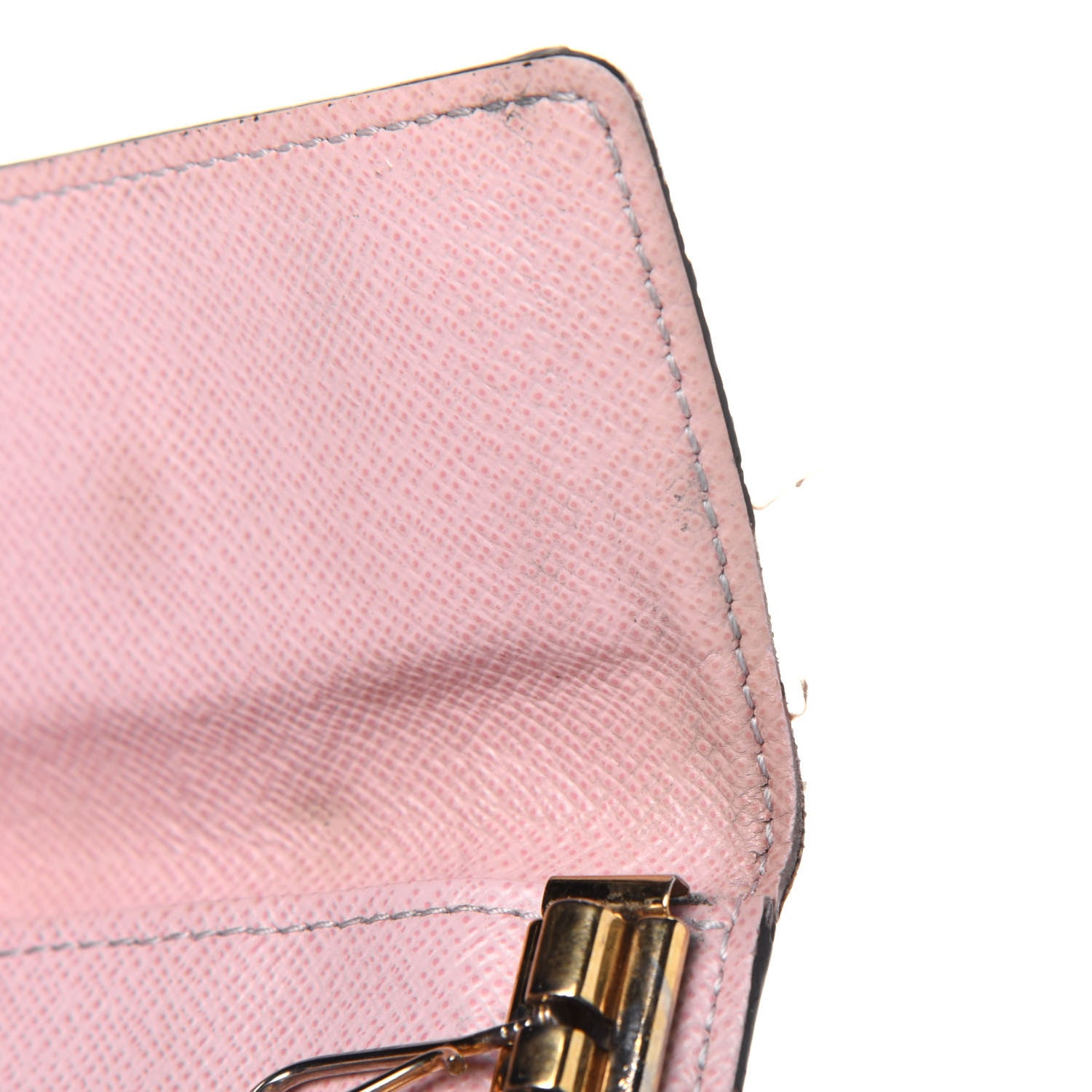 Louis Vuitton Damier Ebene Multicles 6 Key Holder Rose Ballerine 9 of 17