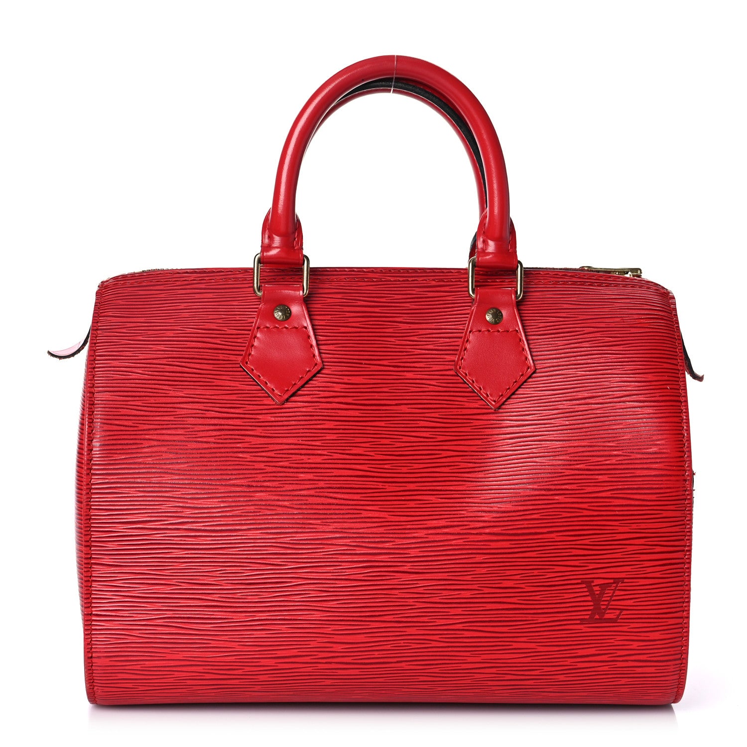 Louis Vuitton Epi Speedy 25 Castillan Red 1 of 15
