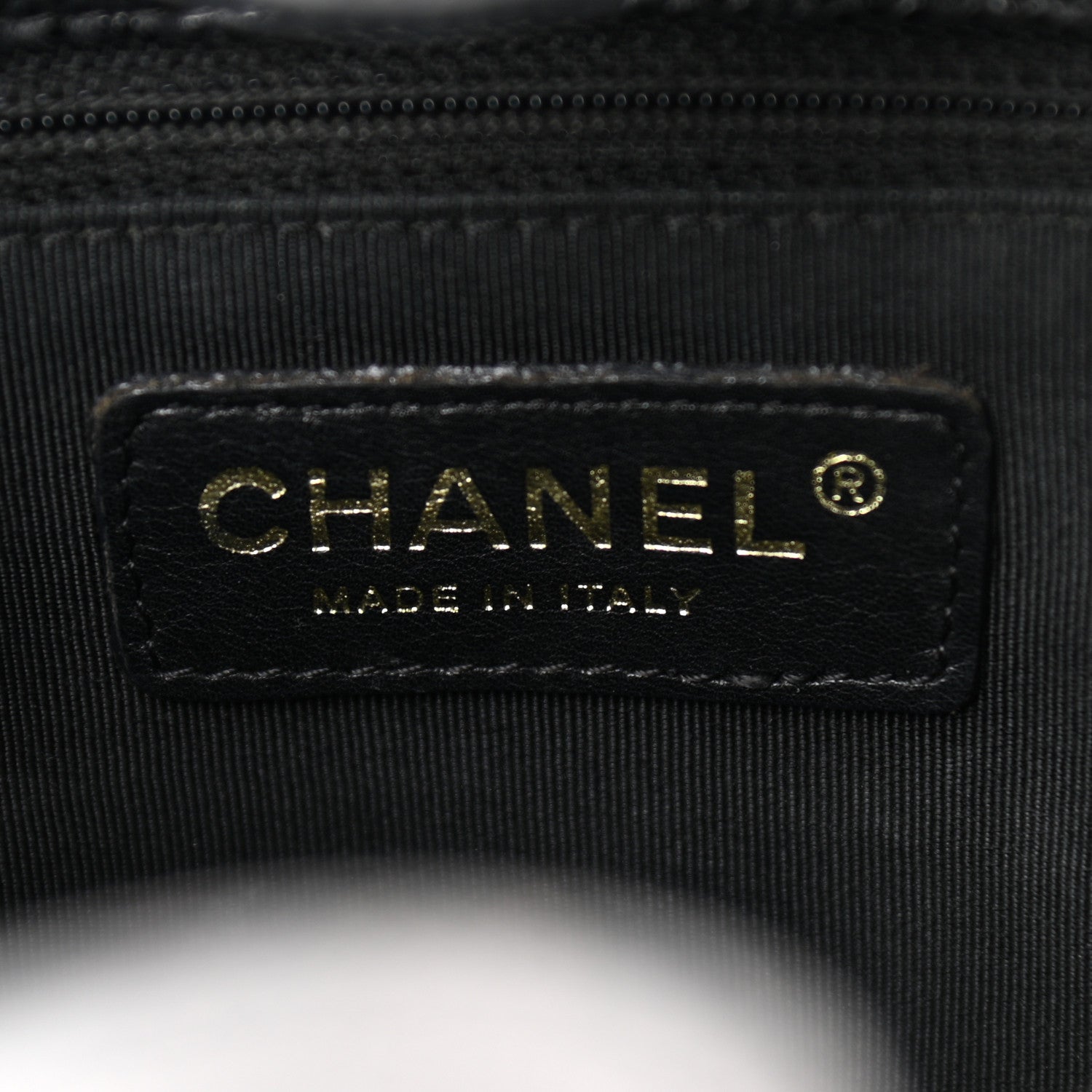 Chanel Caviar Quilted Petit Shopping Tote PST Black 6 of 10