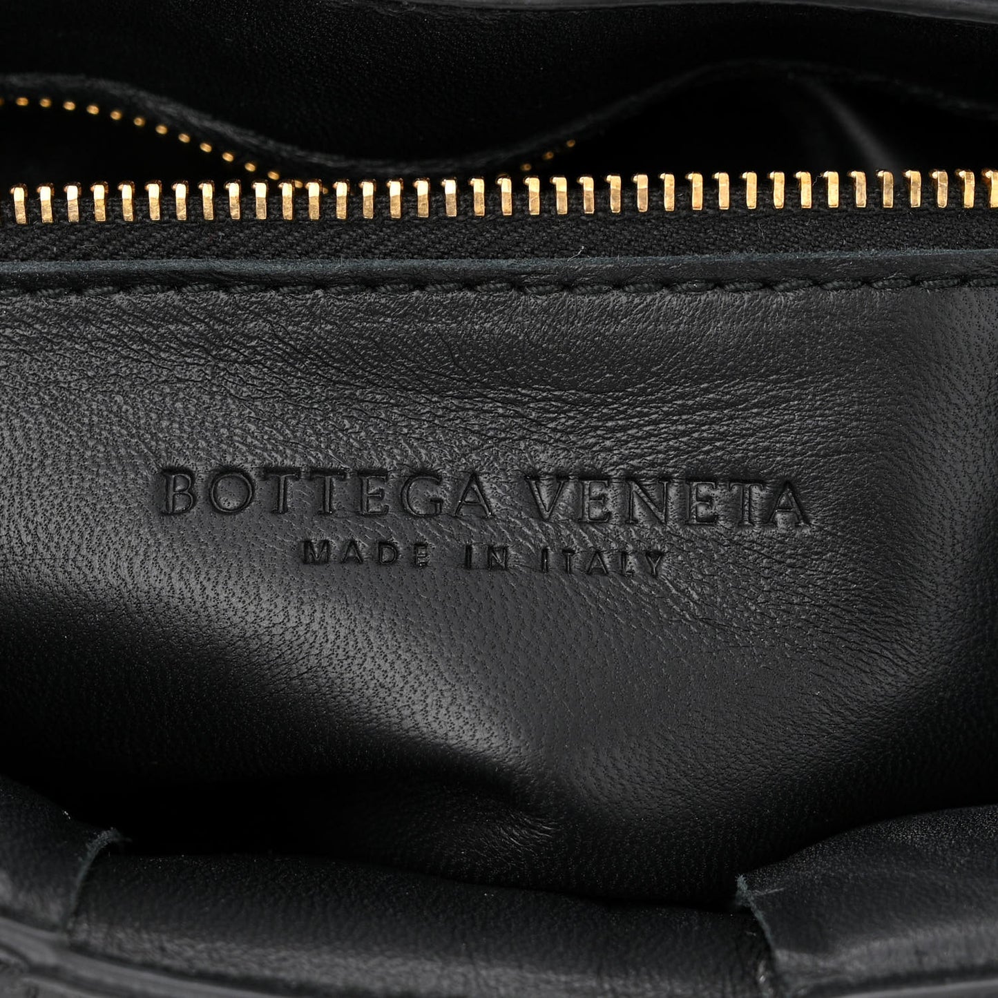 Nappa Maxi Intreccio Padded Cassette Crossbody Bag Black
