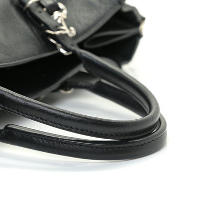 Balenciaga Veau Papier A6 Zip Around Tote Black 9 of 10