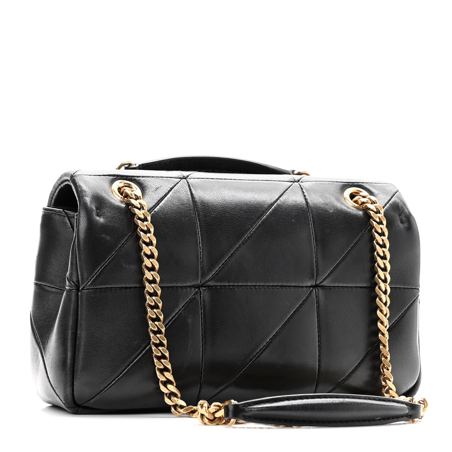 Saint Laurent Lambskin Patchwork Monogram Small Jamie Black 3 of 10