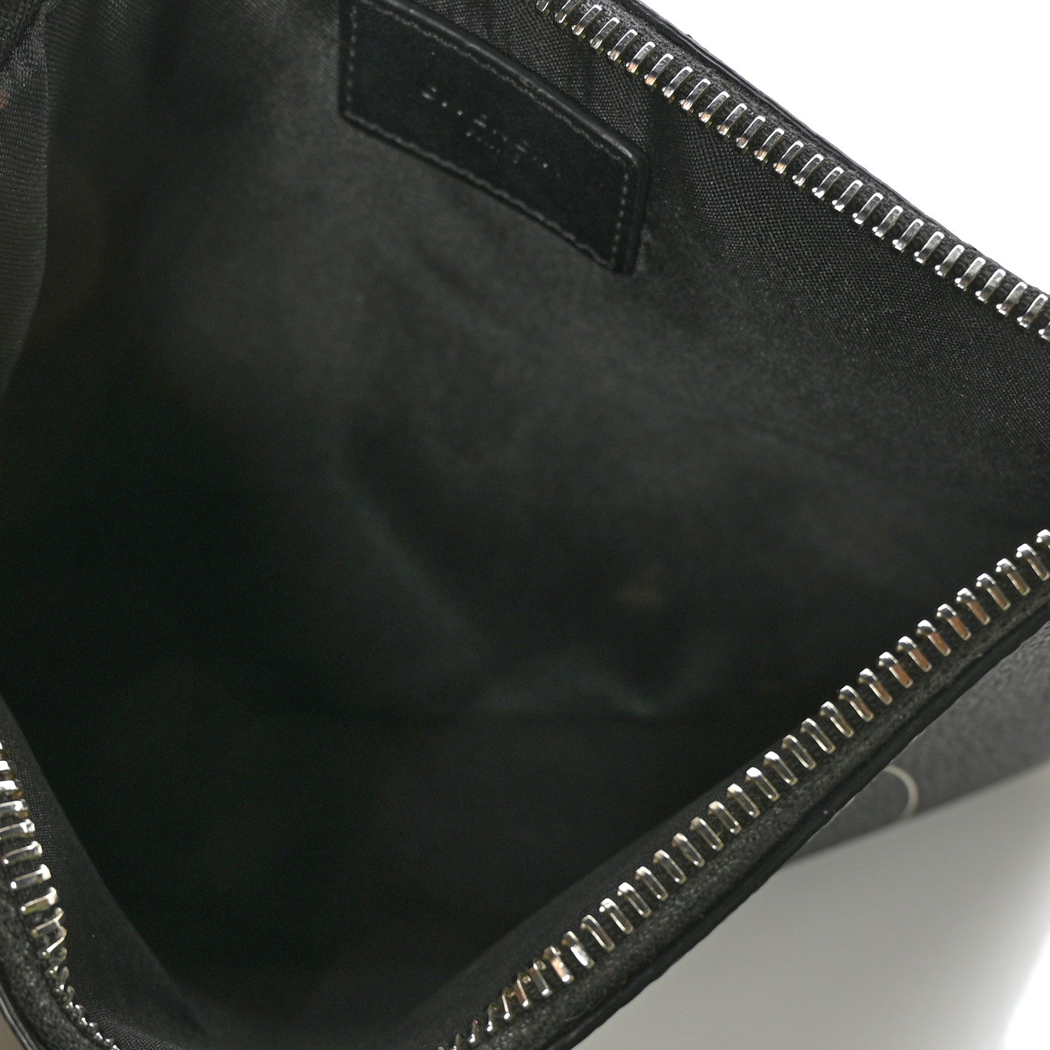 Givenchy Coated Canvas Monkey Brother Print Large Zip Pouch Black 5 of 6