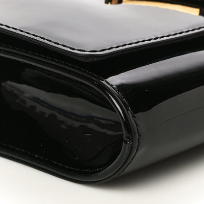 Louis Vuitton Patent Chain Louise MM Black 10 of 12
