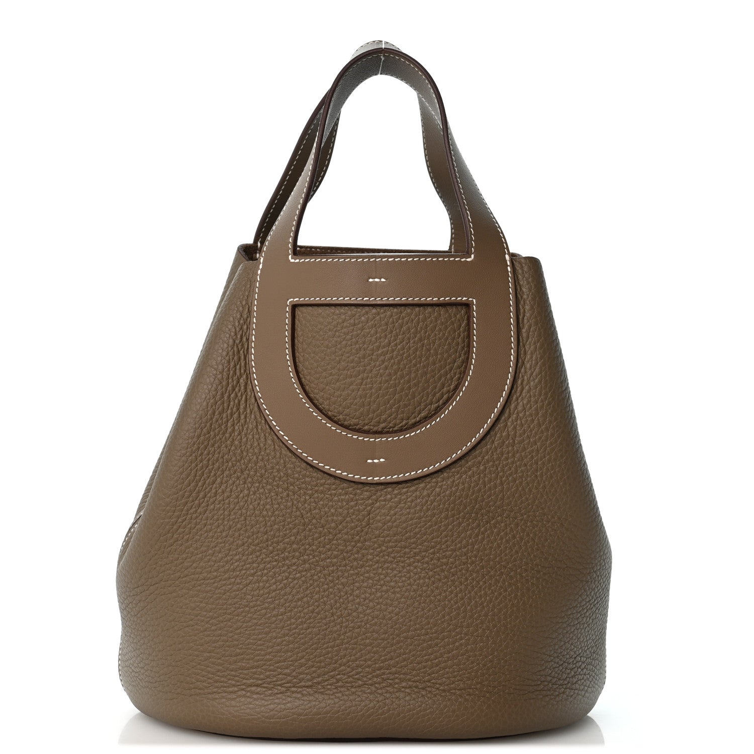 Hermes Taurillon Clemence Swift In-The-Loop 23 Bag Etoupe 1 of 12
