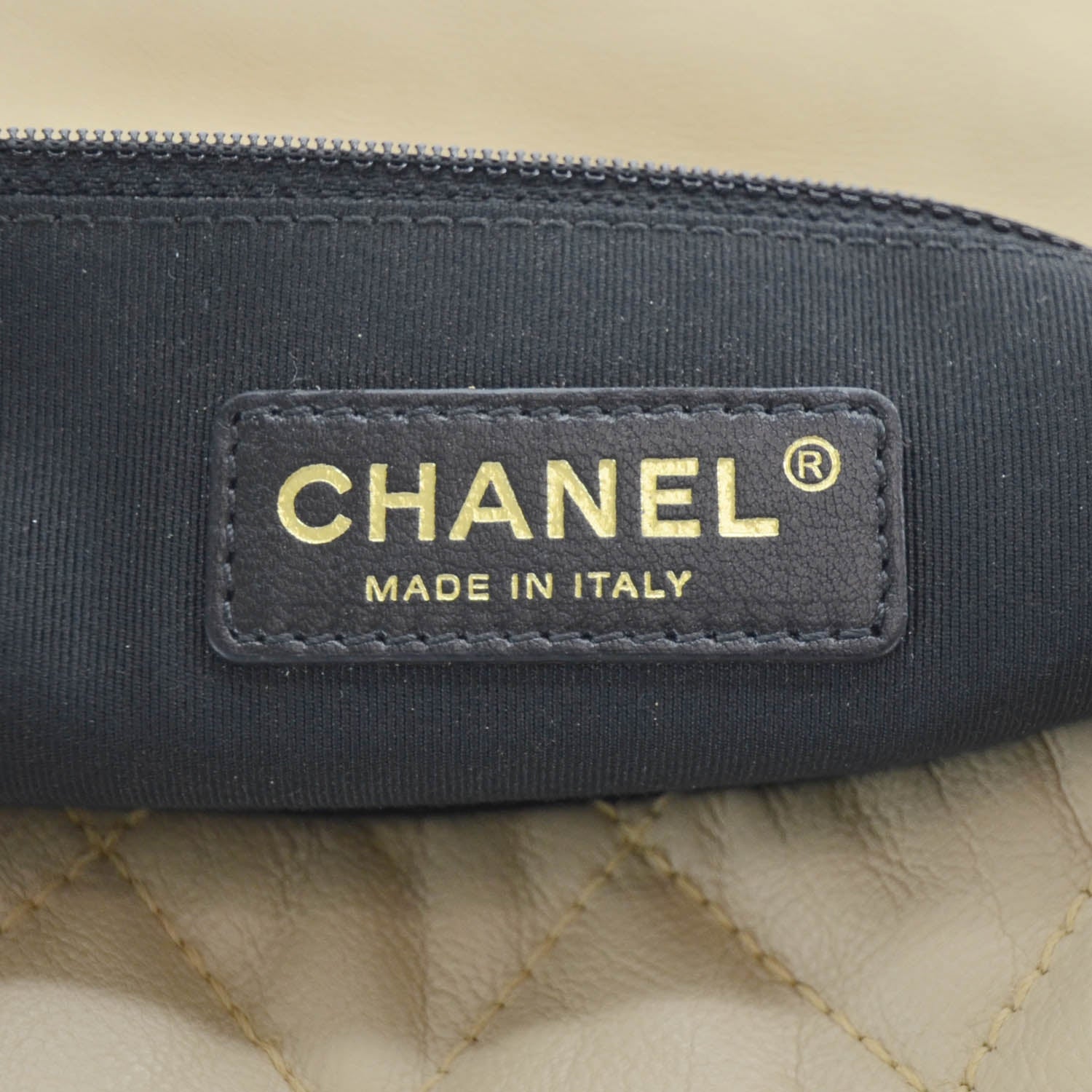 Chanel Lambskin Quilted Chain Me Flap Beige 9 of 11