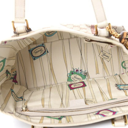 Gucci Monogram Medium Jolicoeur Tote Beige 4 of 20