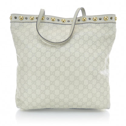 Gucci Guccissima Babouska Vertical Tote White 3 of 11