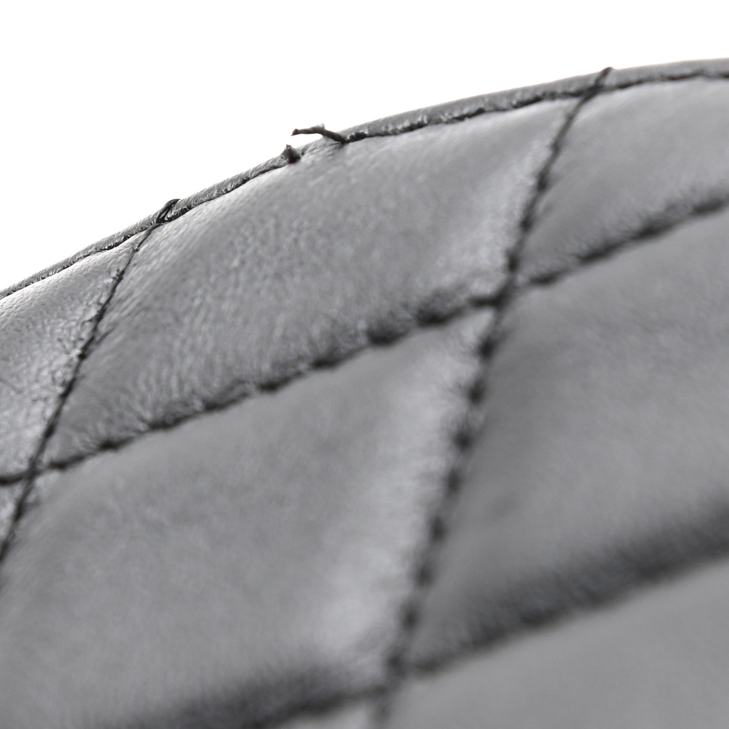 Chanel Lambskin Quilted Round Clutch With Chain Black 10 of 10