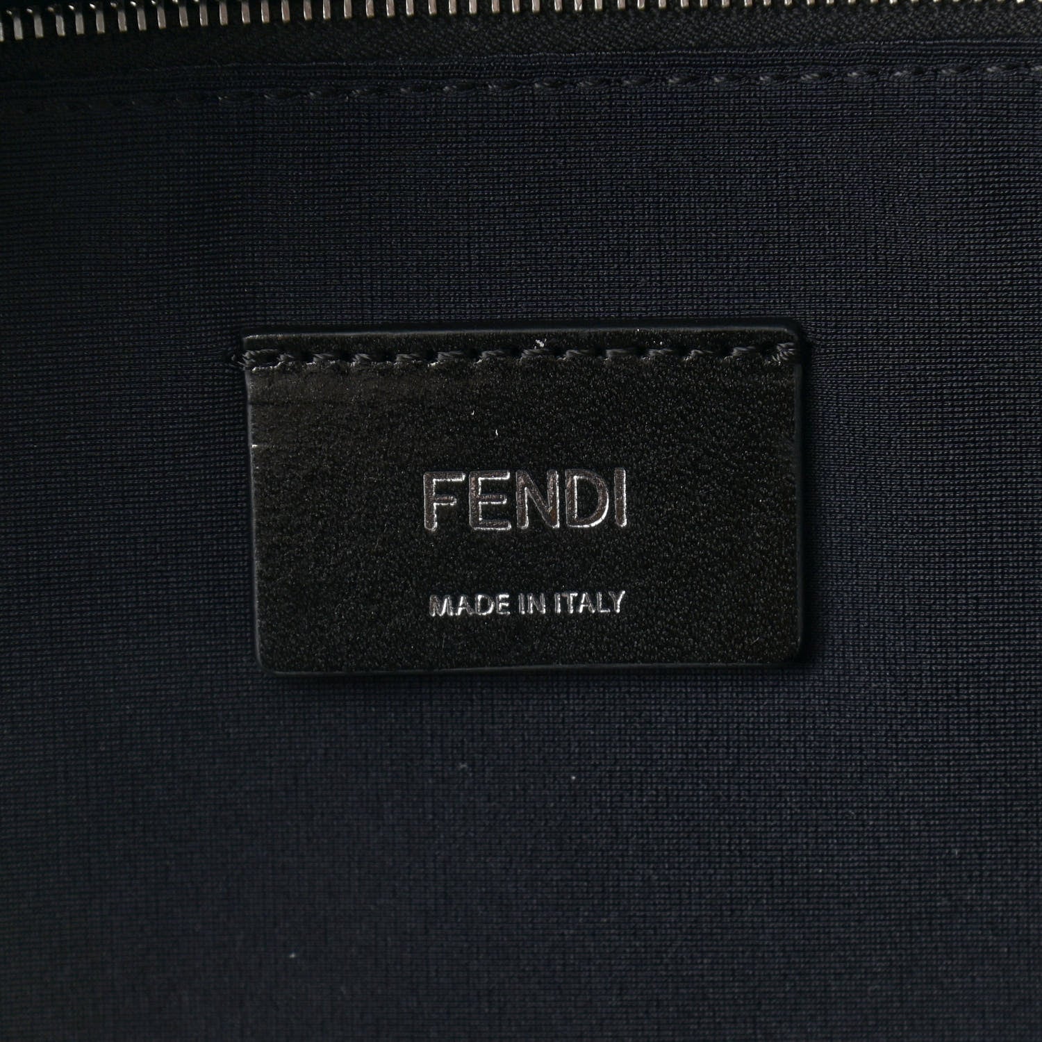 Fendi X SARAH COLEMAN Fabric Jacquard Vitello Grace Light Woven Lanyard FF Vertigo Pouch Pocket Backpack Tobacco Moro Black 6 of 11