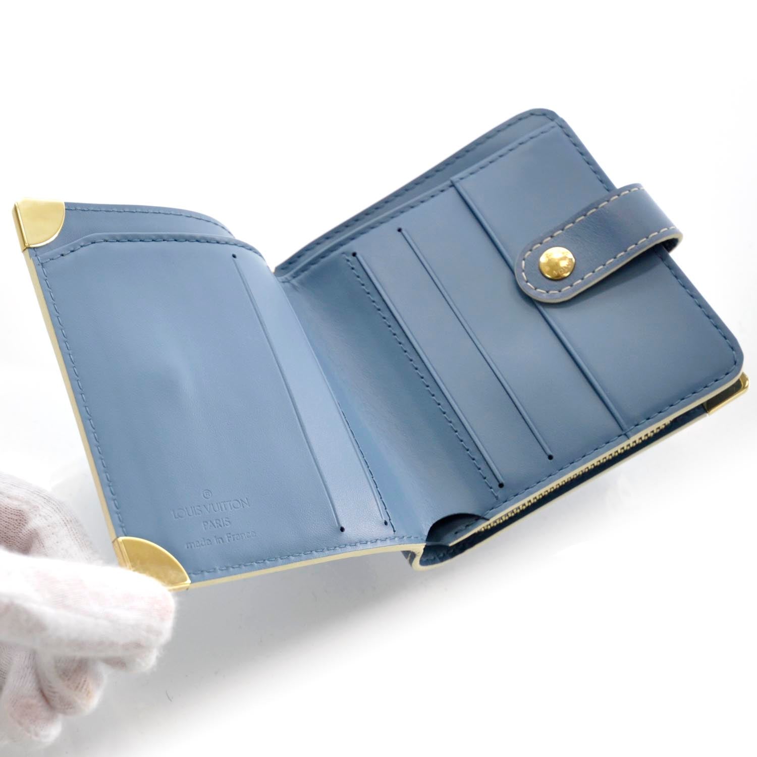 Louis Vuitton Suhali Compact Zipped Wallet Blue 5 of 7