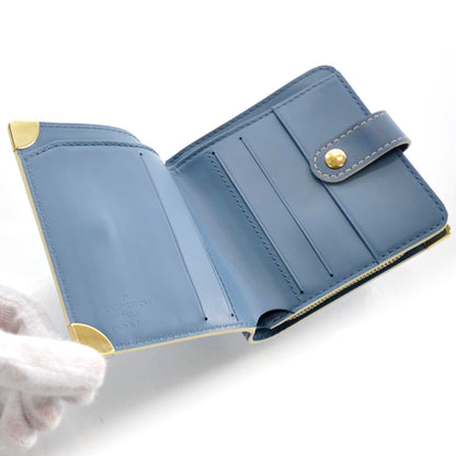Louis Vuitton Suhali Compact Zipped Wallet Blue 5 of 7