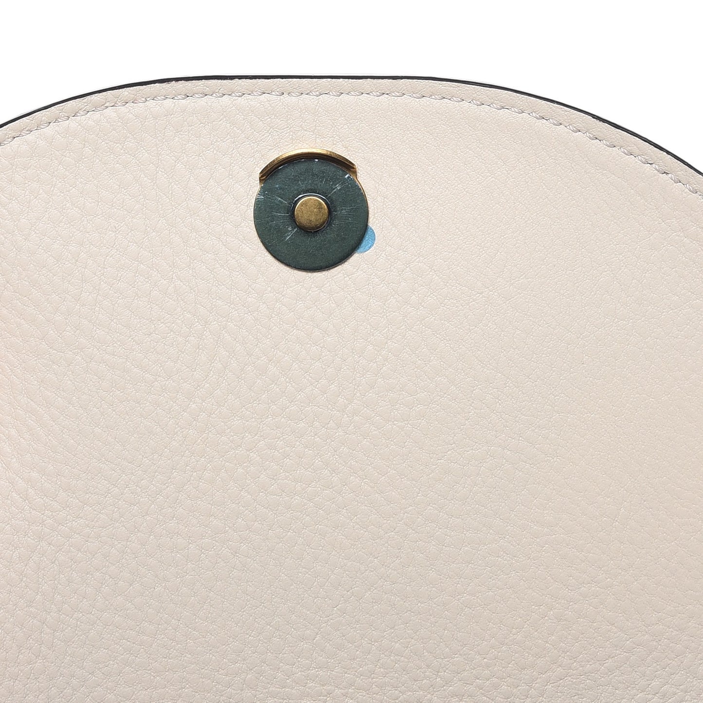 Calfskin Small Nile Bracelet Minaudiere Bag Off White