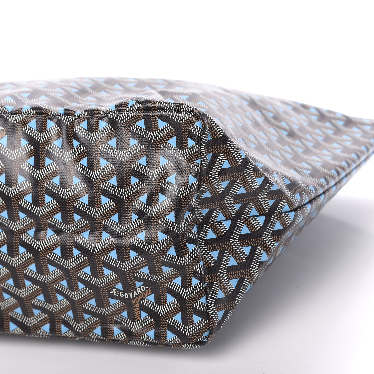 Goyard Goyardine Saint Louis Claire Voie PM Black Blue 11 of 11