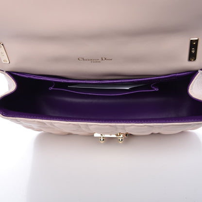 Christian Dior Lambskin Cannage Large Miss Dior Flap Rose Poudre 5 of 8