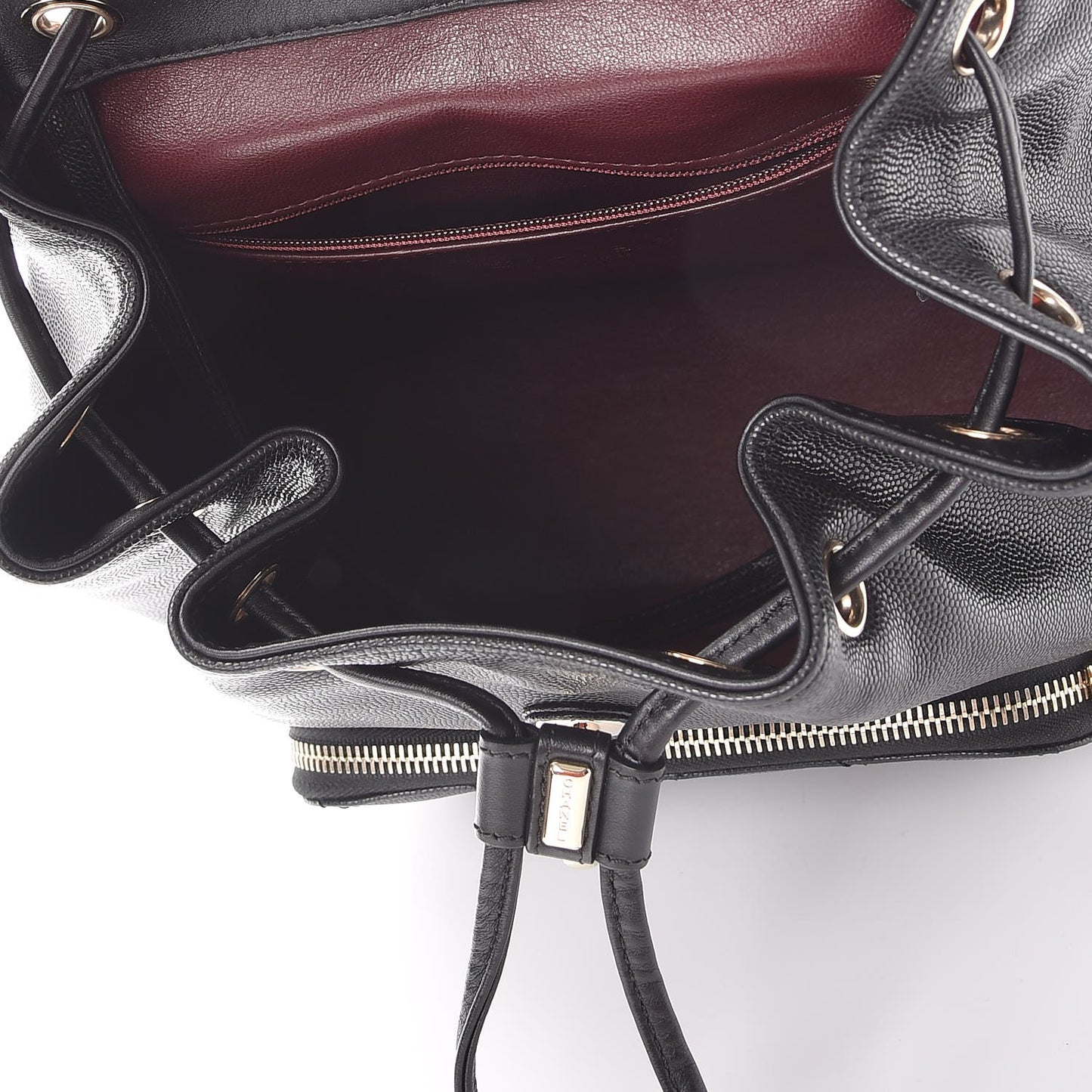 Caviar Quilted Business Affinity Backpack Black