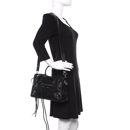 Balenciaga Agneau Classic Silver Hardware S City Black 2 of 9