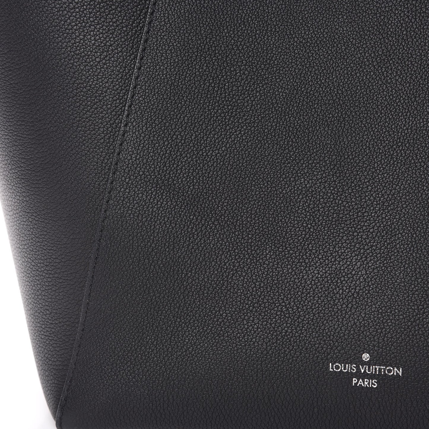Calfskin Lockme Cabas Black